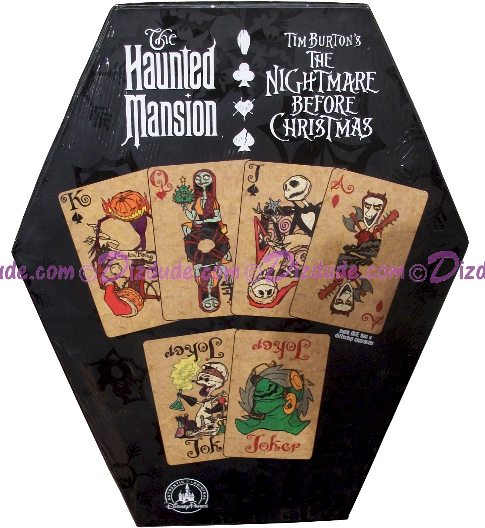 Disney World Playing Cards The Nightmare Before Christmas - Tim Burton's The Nightmare Before Christmas Cinestory (1600x1864), Png Download