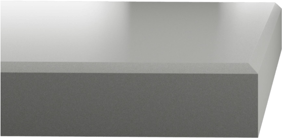 Edge Formats - Silver Nube - Silestone Moonstone (640x480), Png Download