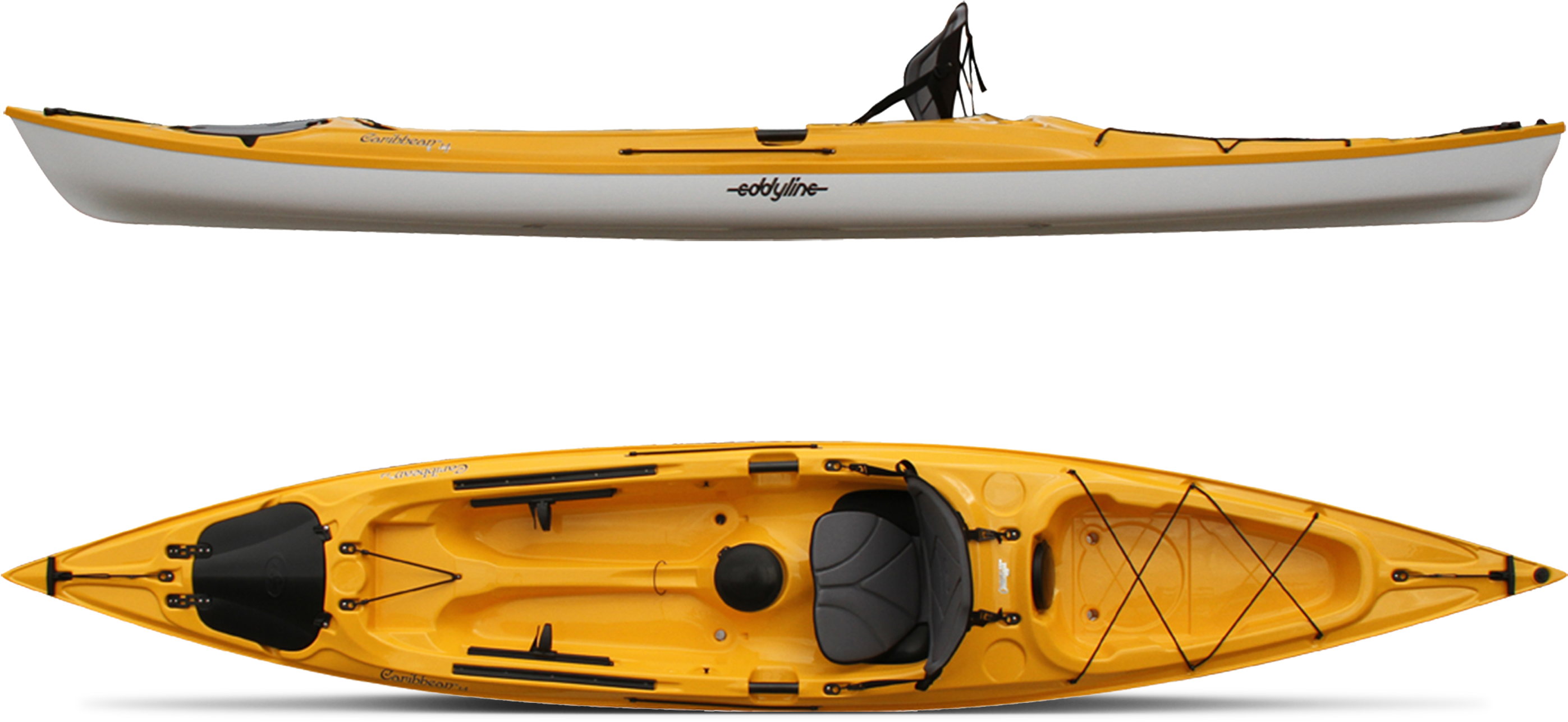 Banner Transparent Library Caribbean Reviews Eddyline - Eddyline Caribbean 14 White (2912x1640), Png Download