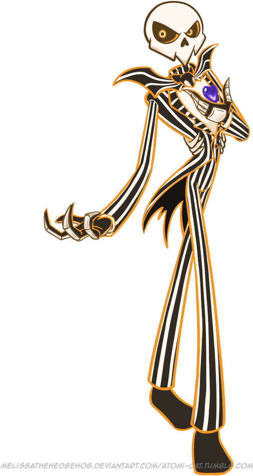 Jack Skellington Drawn By Atomi-cat - Jack Skellington And Mystery Skulls (696x1064), Png Download