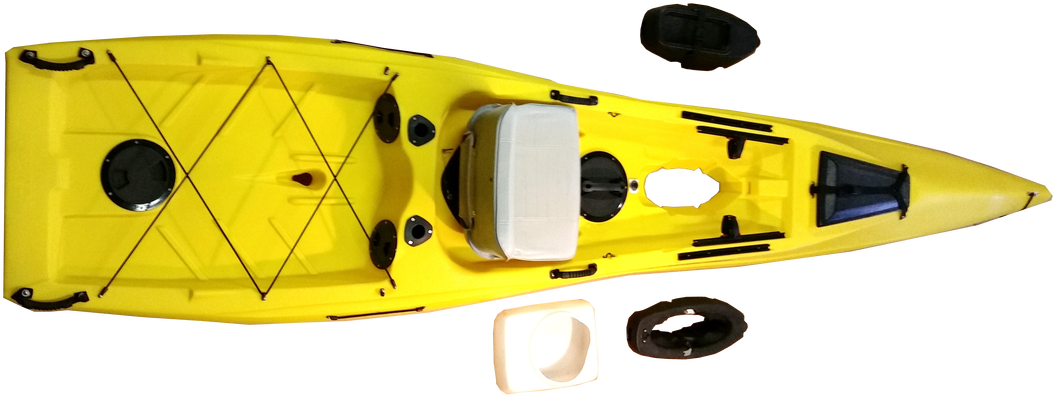 New 2018 Santa Cruz Raptor Kayak G2 Made In Bellingham - Kayak (1100x463), Png Download