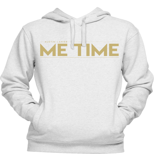 Me Time Hoodie White - Austin (500x500), Png Download