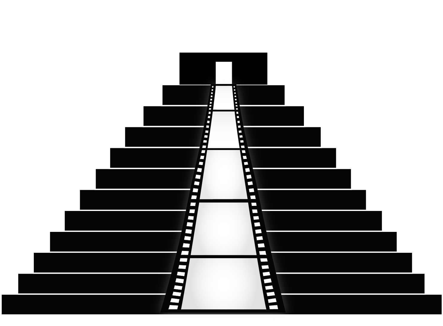 Video Production And Digital Media - Aztec Pyramid Logo (1524x1147), Png Download