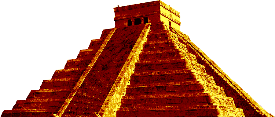 Aztec Pyramid Png Jpg Royalty Free - Ancient Aztec Temple Png (952x635), Png Download