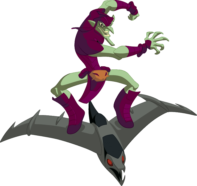 The Green Goblin - Spectacular Spider Man Enemies (763x724), Png Download