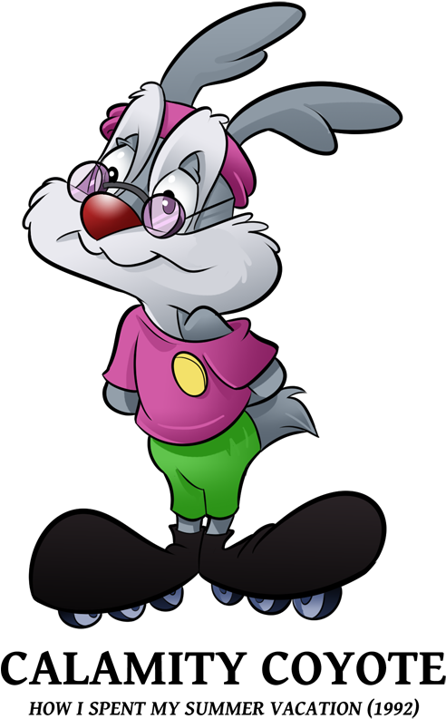 Calamity Coyote By Boscoloandrea On Deviantart - Calamity Coyote (510x800), Png Download