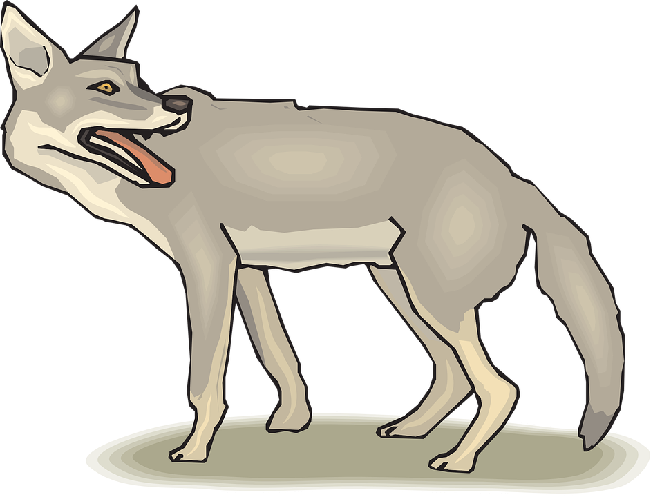 Coyote Clipart Png (958x720), Png Download