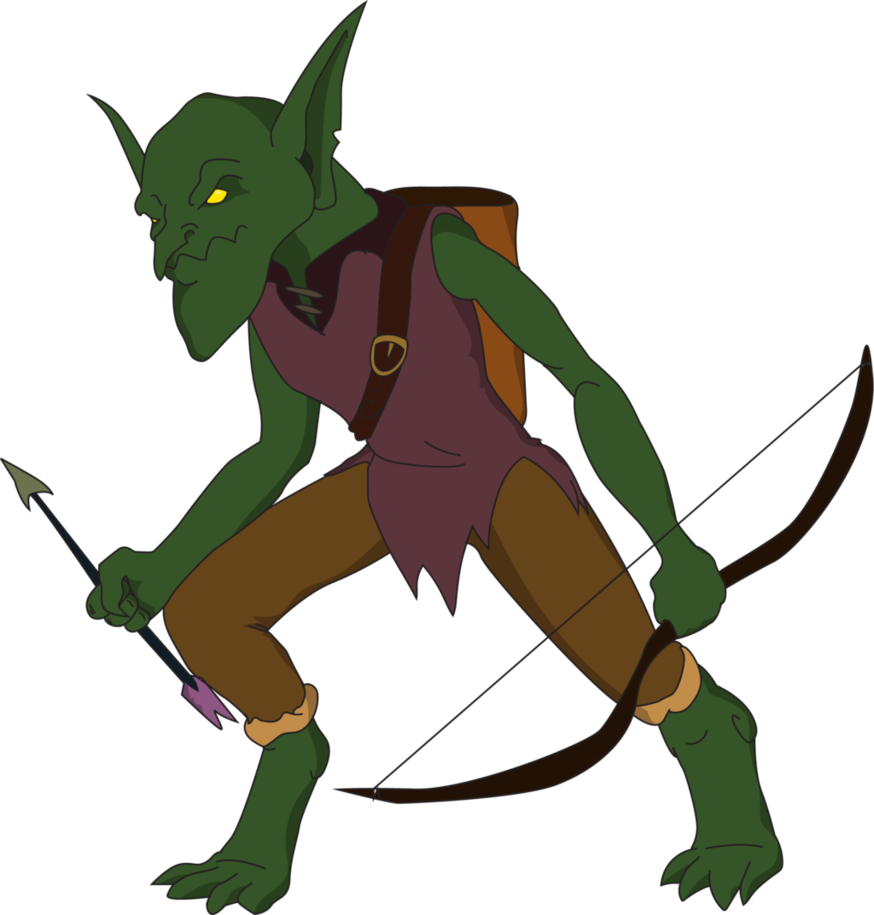 Goblin Archer By Jbird - Fantasy (874x915), Png Download