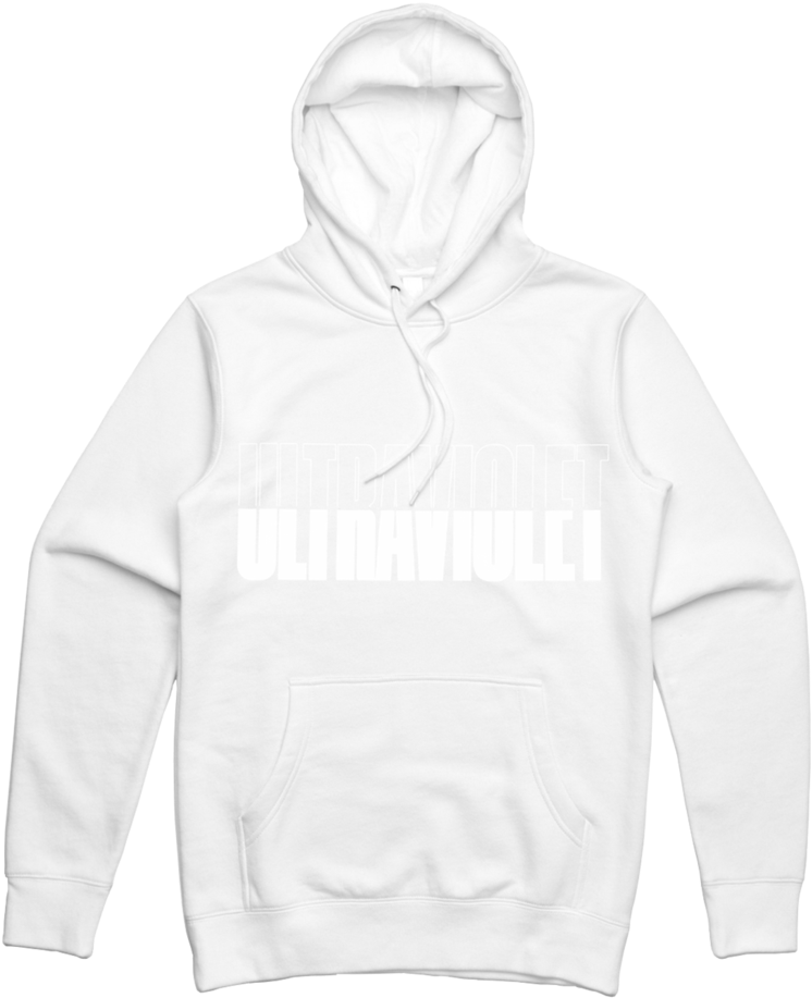 Ultraviolet White Hoodie - Hoodie (960x926), Png Download