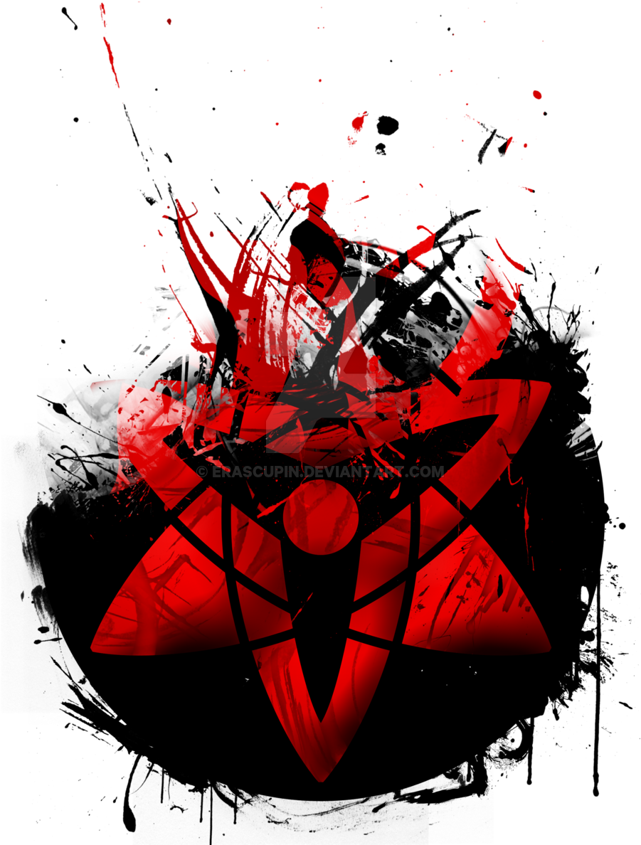 Eternal Mangekyou Sharingan By Erascupin On Deviantart - Mangekyou Sharingan Sasuke (900x1350), Png Download