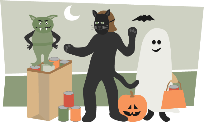 Trick Or Treat For A Cause Children Are Welcomed To - Goblin (680x414), Png Download