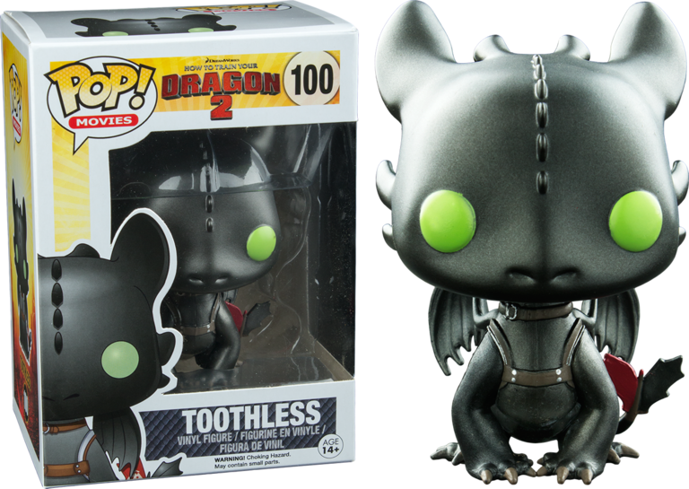 How To Train Your Dragon - Funko Dragons Pop Vinyl Toothless (600x600), Png Download