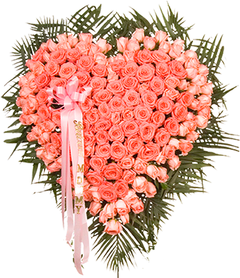 Coral Lace - Modern Florist (600x600), Png Download