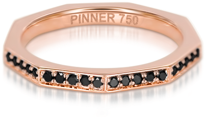 Sen Ring With Black Diamonds - Bangle (1024x1024), Png Download