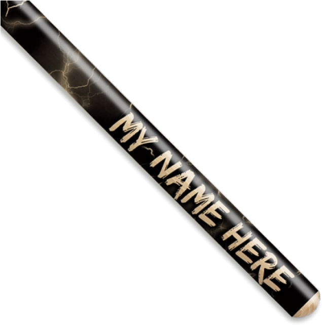 Black Lightning Strike Personalized Custom Drumsticks - Personalized Drumsticks (1 Pair With Each Order) Lightning (650x650), Png Download