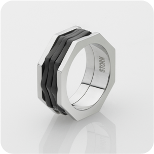 Storm Wayvo Black Ring - Storm Wayvo Ring (347x347), Png Download