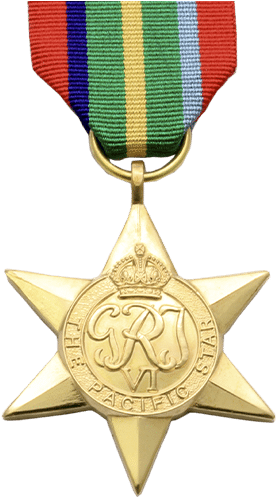 High Quality Official Replica Pacific Star For Sale - Pacific Star Medal (275x496), Png Download