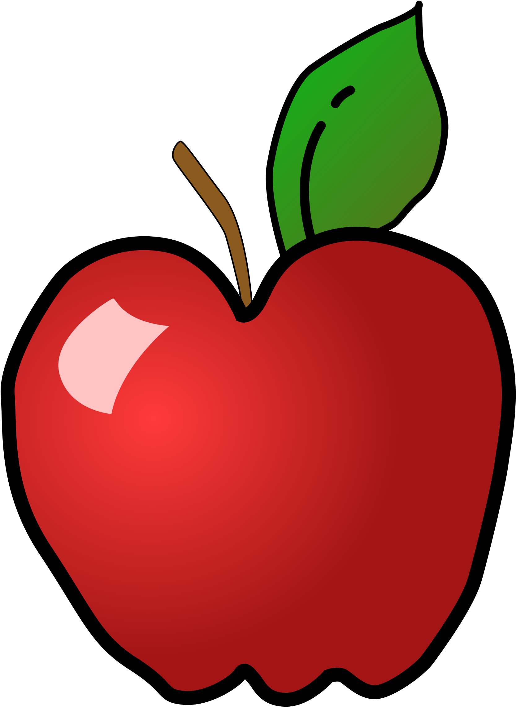 This Free Icons Png Design Of Polished Apple (1784x2400), Png Download