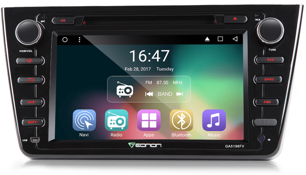 Designed For Mazda 6 8" Hd Digital Capacitive Touchscreen - Vehicle Audio (985x573), Png Download