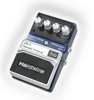 Product Photo Cr7 Stereo Chorus - Digitech Cr-7 Stereo Chorus Pedal (484x349), Png Download