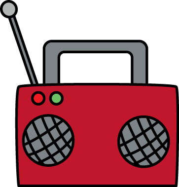 Download Red Radio Clip Art Boombox Clipart Png Image With No Background Pngkey Com