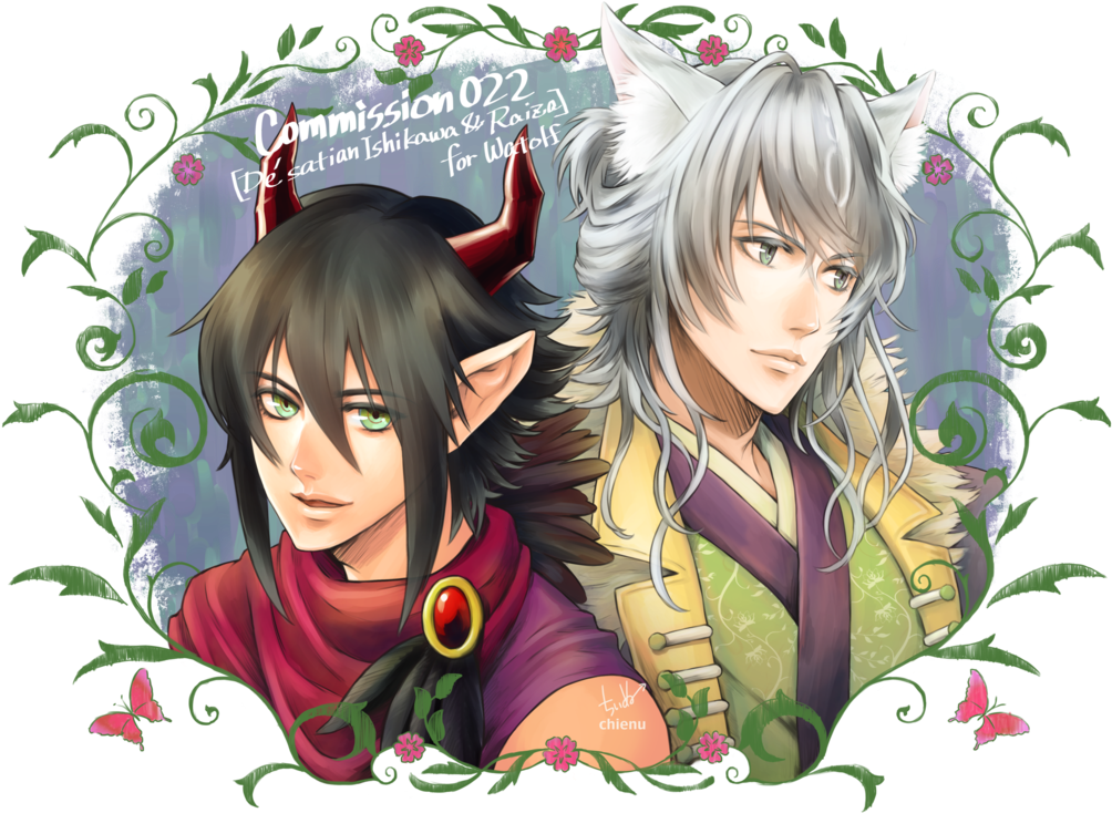 Mixing [commission-022] By Chienu - Digital Art (1024x760), Png Download