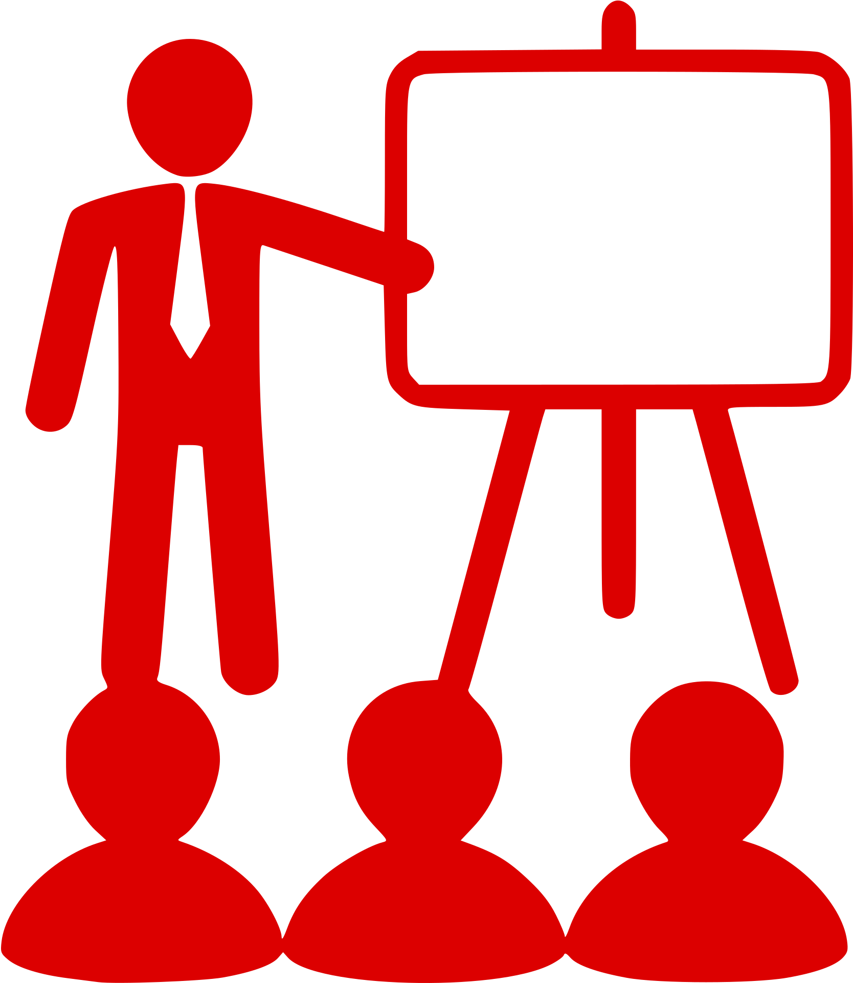 Teacher Education Computer Icons Teaching Method School - Teaching Icon Red (671x750), Png Download