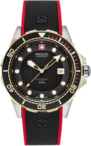 06 4315 55 007 - Swiss Military Hanowa Neptune Diver (345x600), Png Download