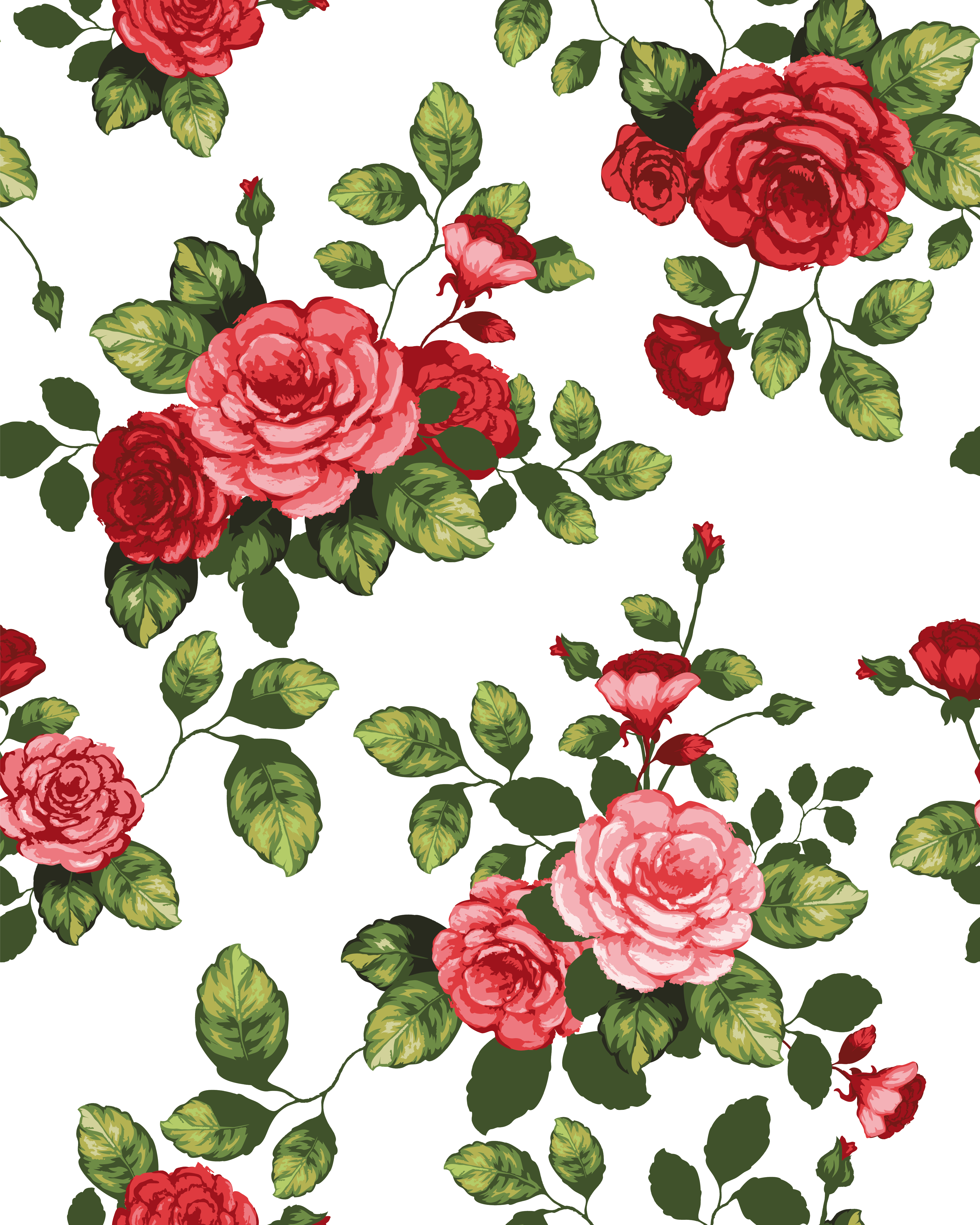 Paper Flowers Cartoon Border Shading Transprent Png - Beautiful Rose Flowers Drawing (3999x4998), Png Download