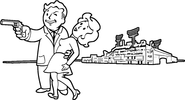 Icon Diamond City Blues - Fallout 4 Quest Icons (624x397), Png Download