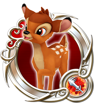 Bambi - Kingdom Hearts Sora Riku And Kari (316x349), Png Download