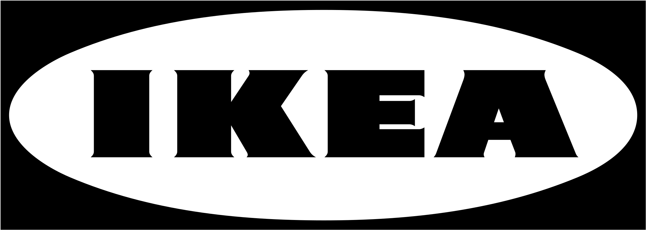 Ikea Logo Png Transparent - Ikea B&w Logo Png (2400x2400), Png Download