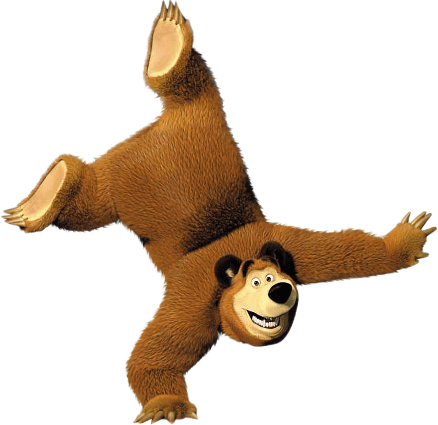 Go To Image - Bear From Masha And The Bear (1460x1403), Png Download