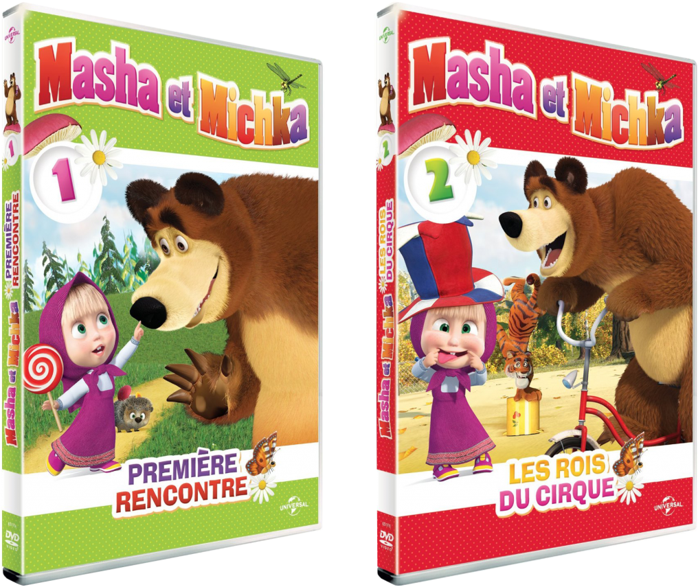 Masha Et Michka Dvd (1024x898), Png Download