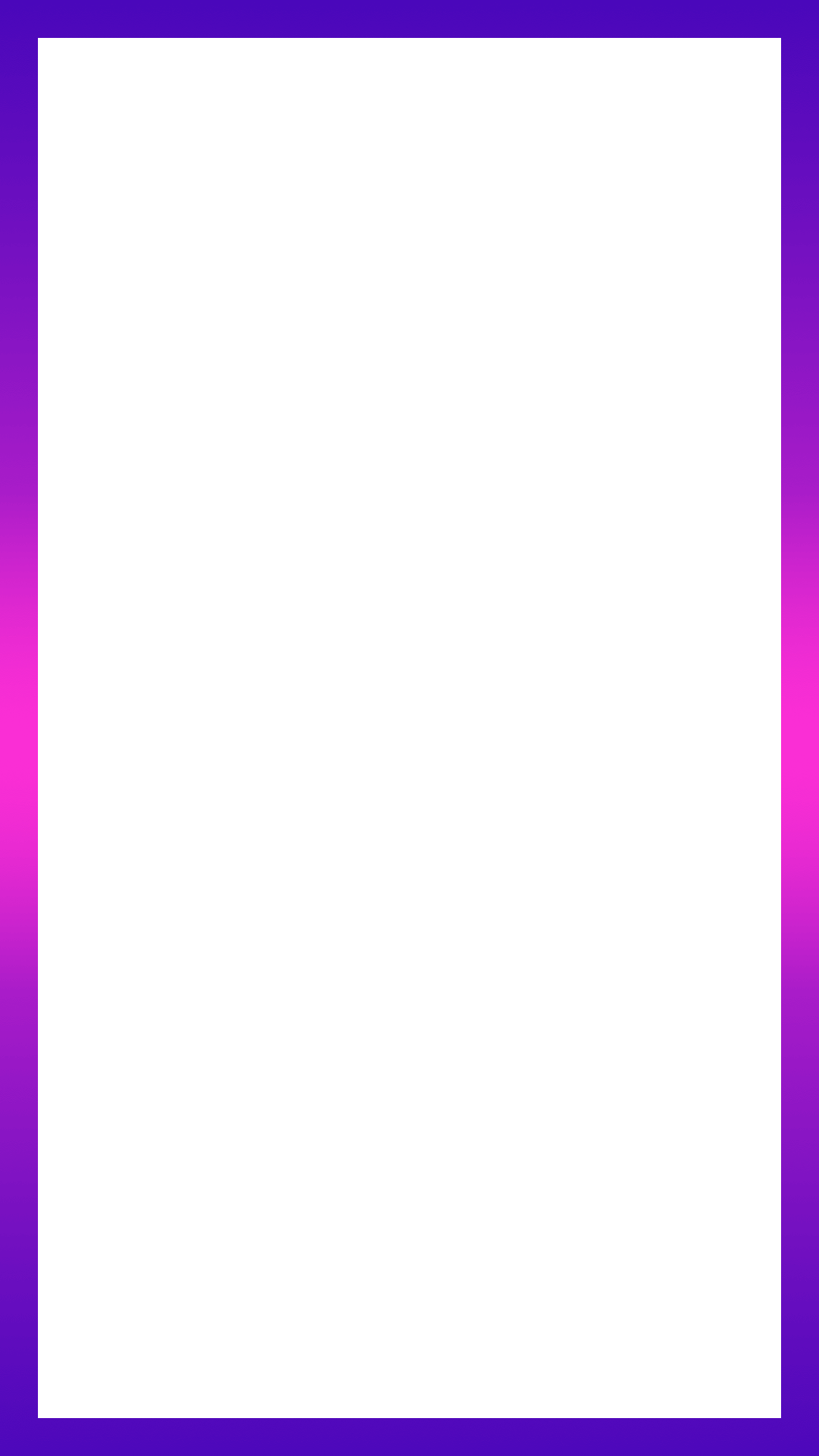 Filter[filter] Purple & Blue Border - Parallel (1080x1920), Png Download