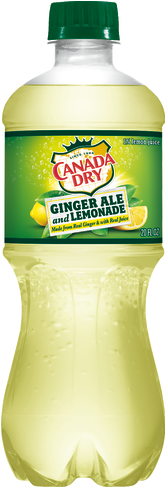 Canada Dry Ginger Ale And Lemonade (250x500), Png Download