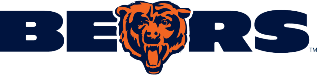 Chicago Bears Png Photos - Chicago Bears Word Logo (1024x256), Png Download