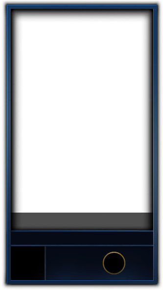 Blue Border - Wiki (335x599), Png Download