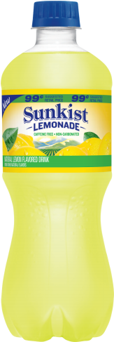 Sunkist Lemonade (250x500), Png Download