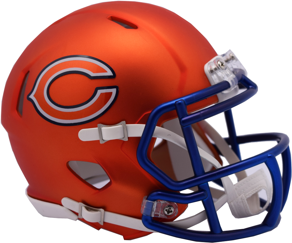 Bears - Chicago Bears Blaze Helmet (1000x868), Png Download