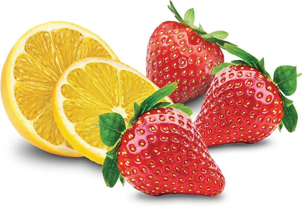 Lemons And Strawberries Transparent (1024x1024), Png Download
