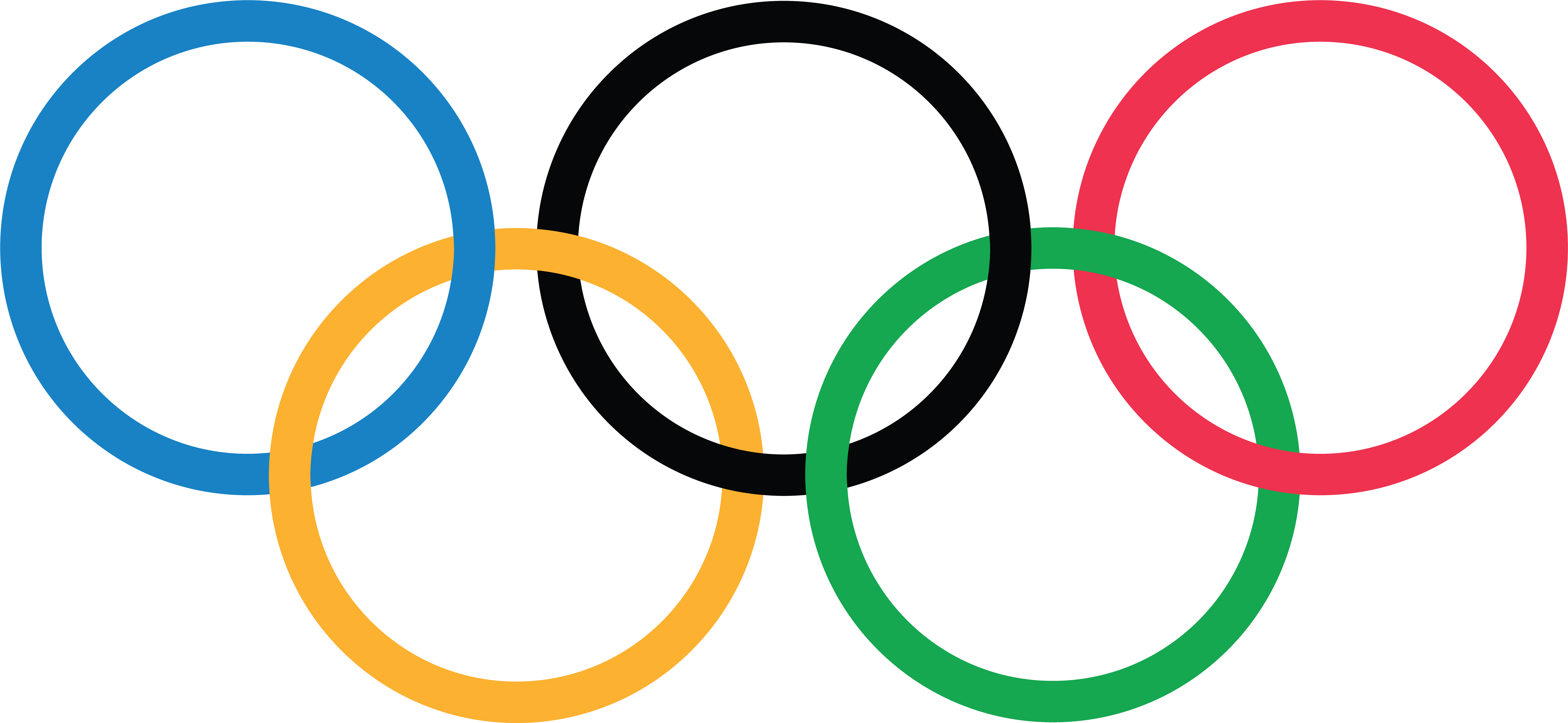 Olympic Games Rings Official Png Transparent Logo - Refugee Olympic Team Logo (8192x3798), Png Download