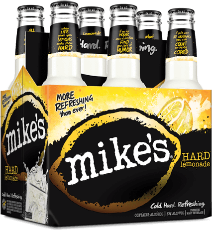Mike's® Hard Lemonade, 6 Pack 12oz Bottle - Mike's Hard Black Cherry Lemonade - 6 Pack, 11.2 Fl (490x500), Png Download