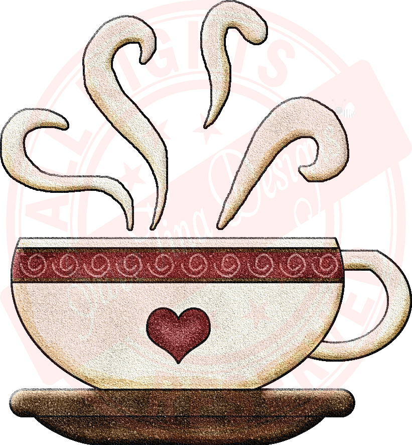 Image Freeuse Library Time Cup Sweetina Designs - Cartoon Coffee Steam (821x886), Png Download