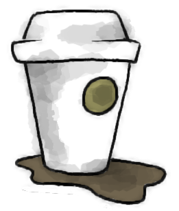 Coffee Icon - Coffee Drawing Transparent Png (372x372), Png Download