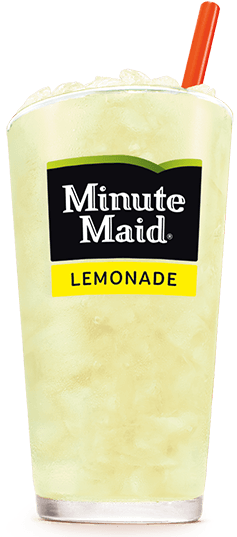 Minute Maid® Lemonade - Minute Maid Lemonade Burger King (500x540), Png Download