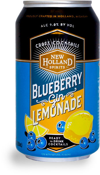 New Holland Blueberry Gin (500x754), Png Download