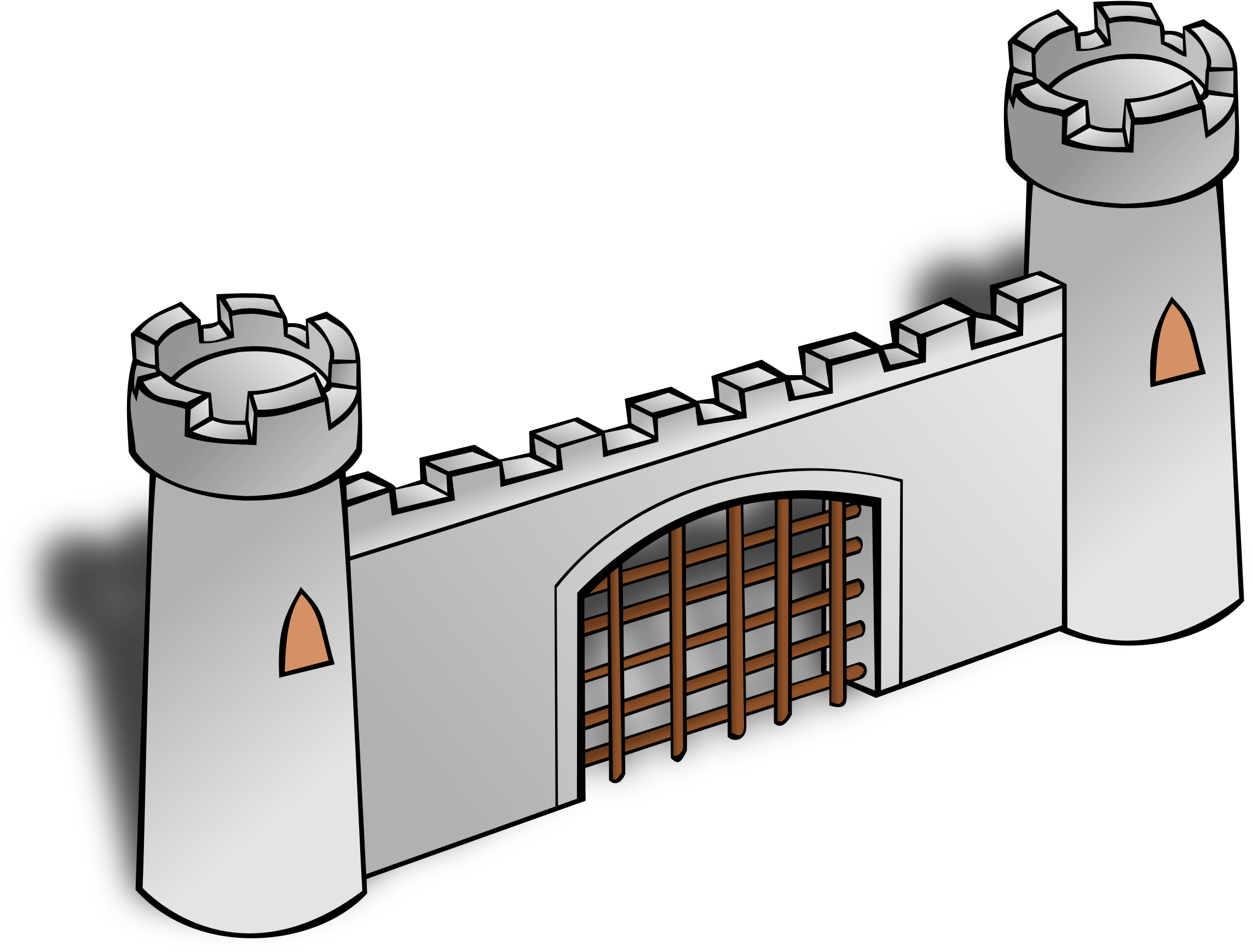 Banner Transparent Rpg Map Symbols Gate Big Image Png - Gate Clip Art (2400x2400), Png Download