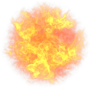 Red Fire Aura - Fireball Png (420x420), Png Download