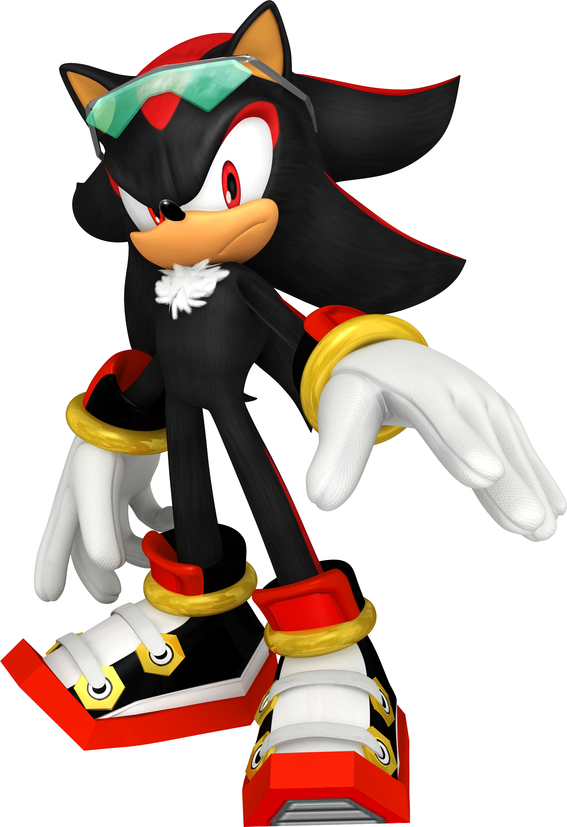 Sonic Free Riders Shadow Artwork - Shadow The Hedgehog Riders (2176x3171), Png Download